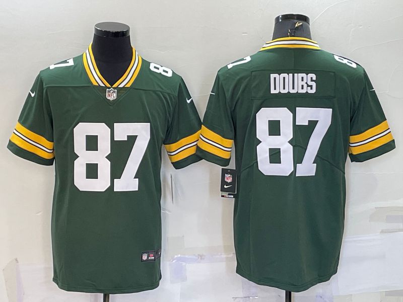Men Green Bay Packers 87 Doubs Green 2022 Nike Limited Vapor Untouchable NFL Jersey